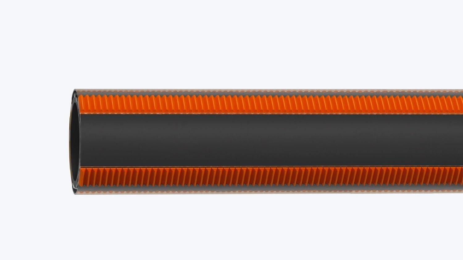 imageGardena Tuyau de Comfort FLEX 13 mm 12 Pouce 15 m Tuyau de jardin flexible et dimensionnellement avec profil de poigne de puissance imprim 25 bar sans pices systme 180312010 m 12