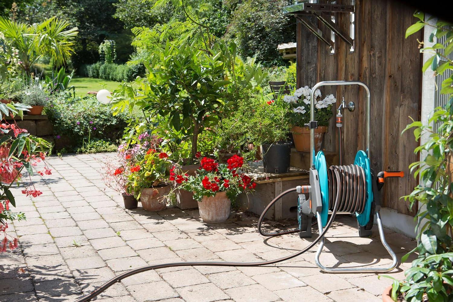 imageGardena Tuyau de Comfort FLEX 13 mm 12 Pouce 15 m Tuyau de jardin flexible et dimensionnellement avec profil de poigne de puissance imprim 25 bar sans pices systme 180312025 m 34