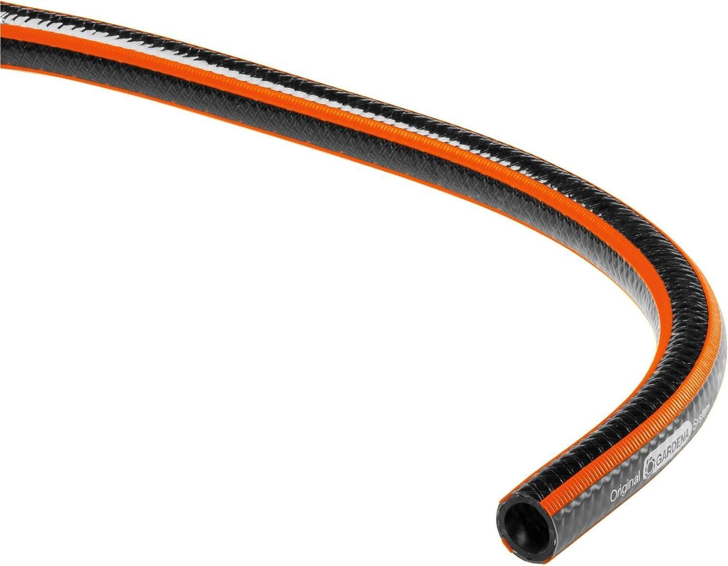 imageGardena Tuyau de Comfort FLEX 13 mm 12 Pouce 15 m Tuyau de jardin flexible et dimensionnellement avec profil de poigne de puissance imprim 25 bar sans pices systme 180312010 m 12