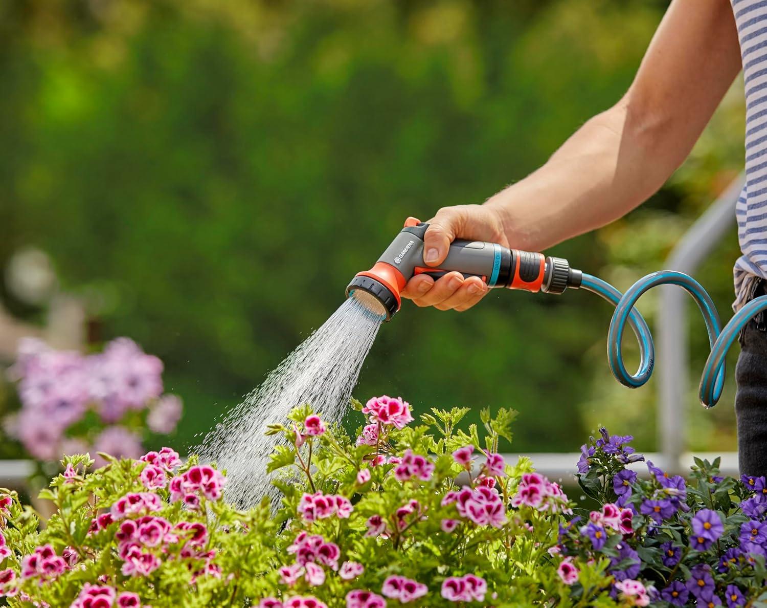 imageGardena pistoletarrosoir de balcon lance darrosage des plantes pulvrisation ultra douce protection contre le gel commande une main 1840520Pistoletarrosoir de balcon