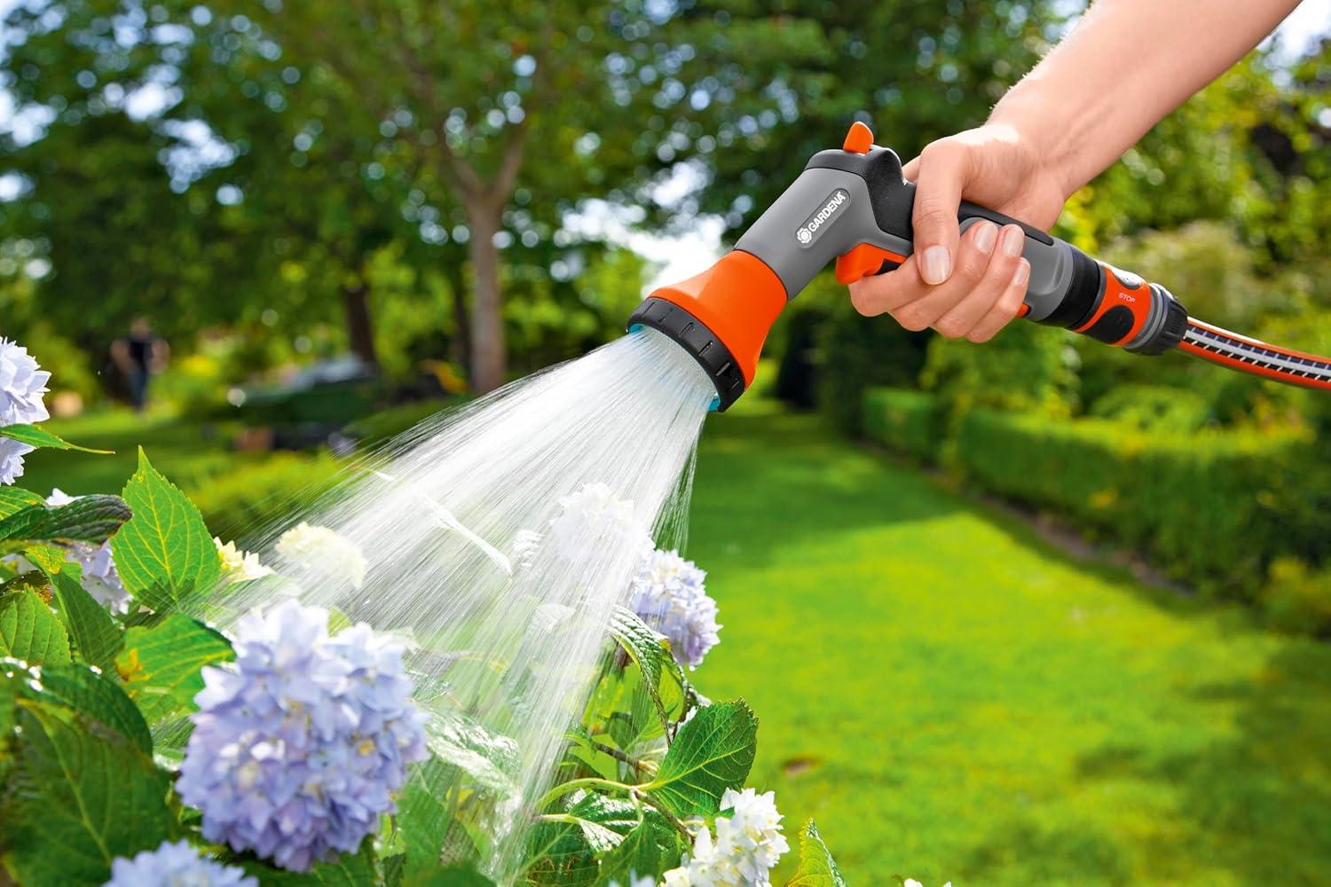 imageGardena pistoletarrosoir de balcon lance darrosage des plantes pulvrisation ultra douce protection contre le gel commande une main 1840520Pistoletarrosoir Classic