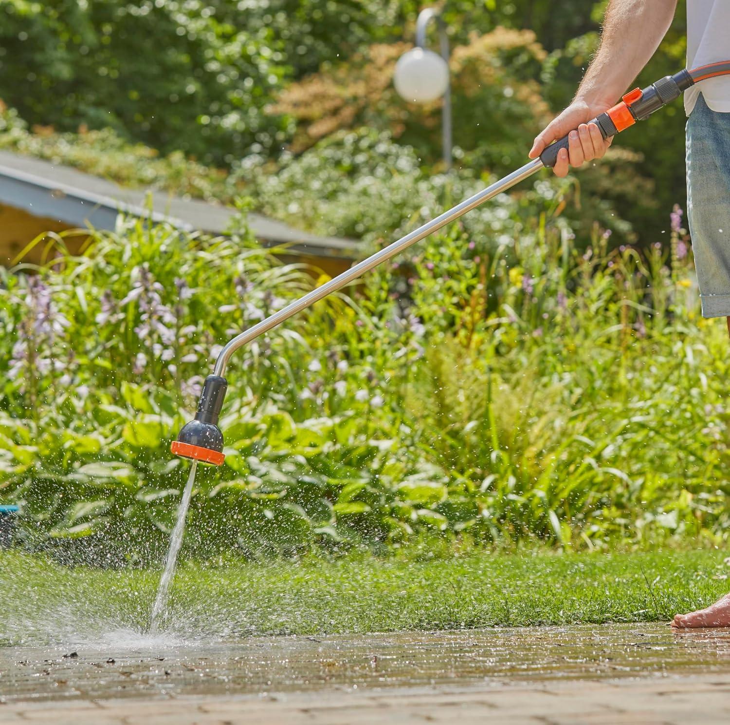 imageLancearrosoir grand dbit de Gardena lance de jardin pour un dbit deau lev avec jet deau rglable en continu 28472030 x 20 x 20 cm