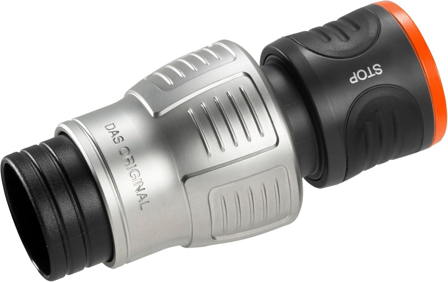 imageRaccord darrosage Premium Aquastop 19 mm 34 Pouce de Gardena aquastop bon maintien du tuyau rsistant au gel emball 182542019mm 34