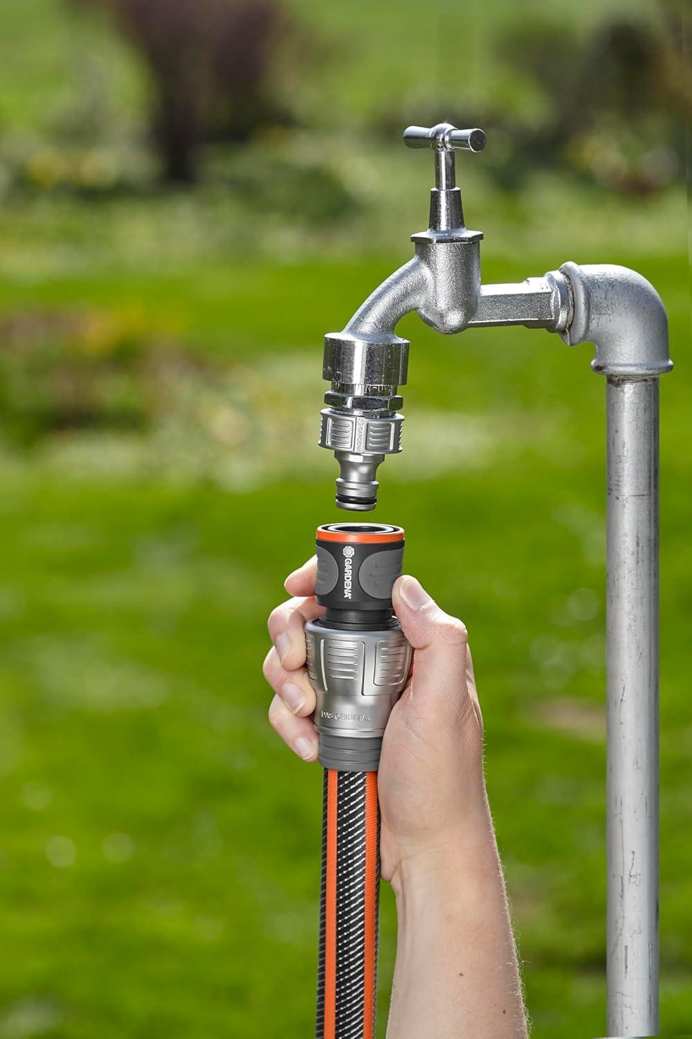 imageRaccord darrosage de tuyau Premium 13 mm 12 15 mm 58 Pouce de Gardena adaptateur pour robinets rsistant au gel 182552019mm 34