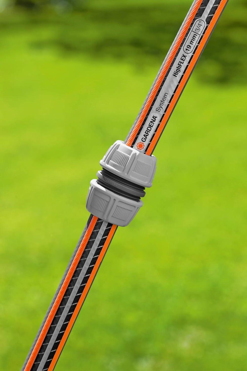 imageRparateur de tuyau darrosage 13 mm 12 Pouce et 15 mm 58 Pouce de Gardena rparation de tuyau facile et sans outils Power Grip emball 182322019 mm 34