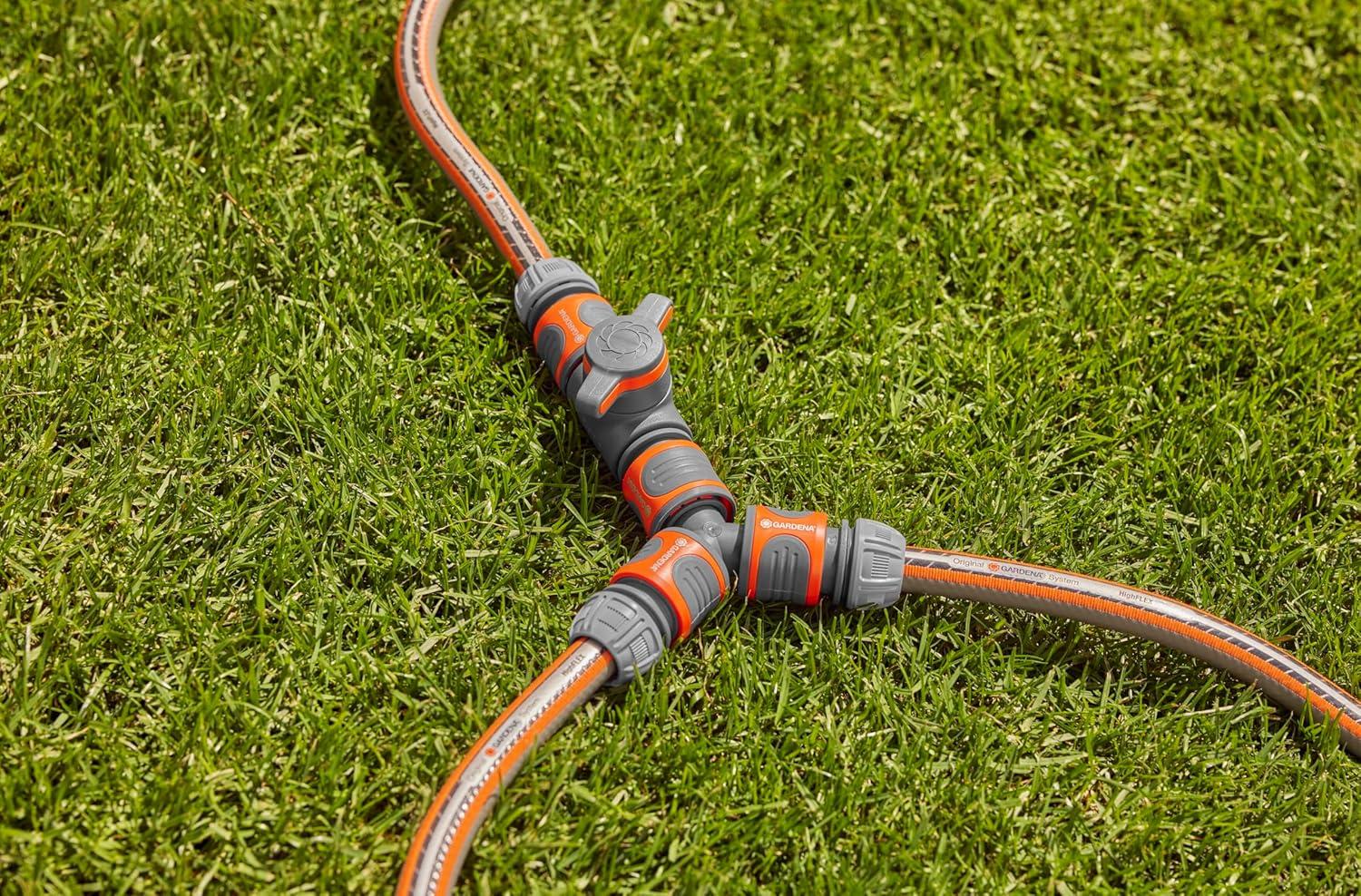 imageVanne de rgulation Gardena vanne de rgulation pour rguler et couper en continu le dbit deau rgulation de porte dun arroseur 1826720avec raccord de tuyau