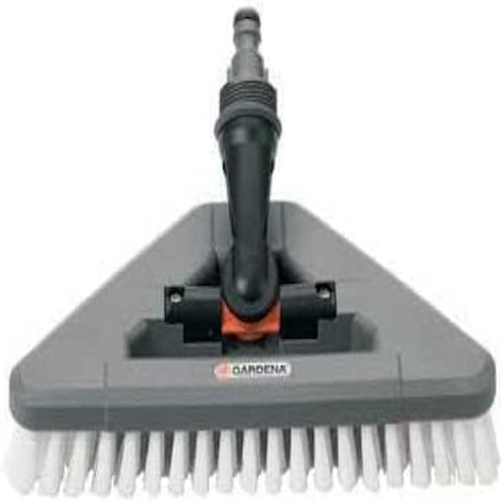 imageBalai de lavage dur articul de Gardena  brosse de nettoyage articule pour le nettoyage des coins 556220Balai de lavage dur articul