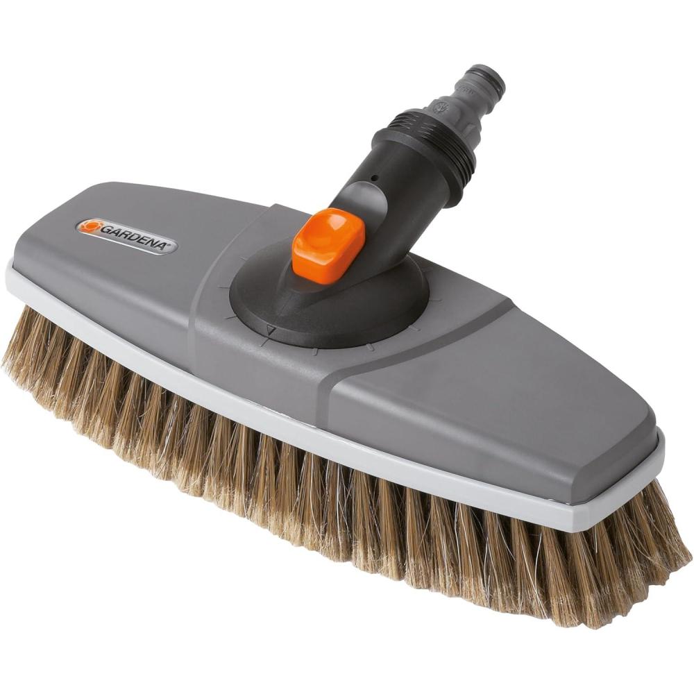 imageBrosse de Lavage de Gardena Brosse de Nettoyage pour Cleansystem pour Les Surfaces et Le Lavage des Voitures 557020