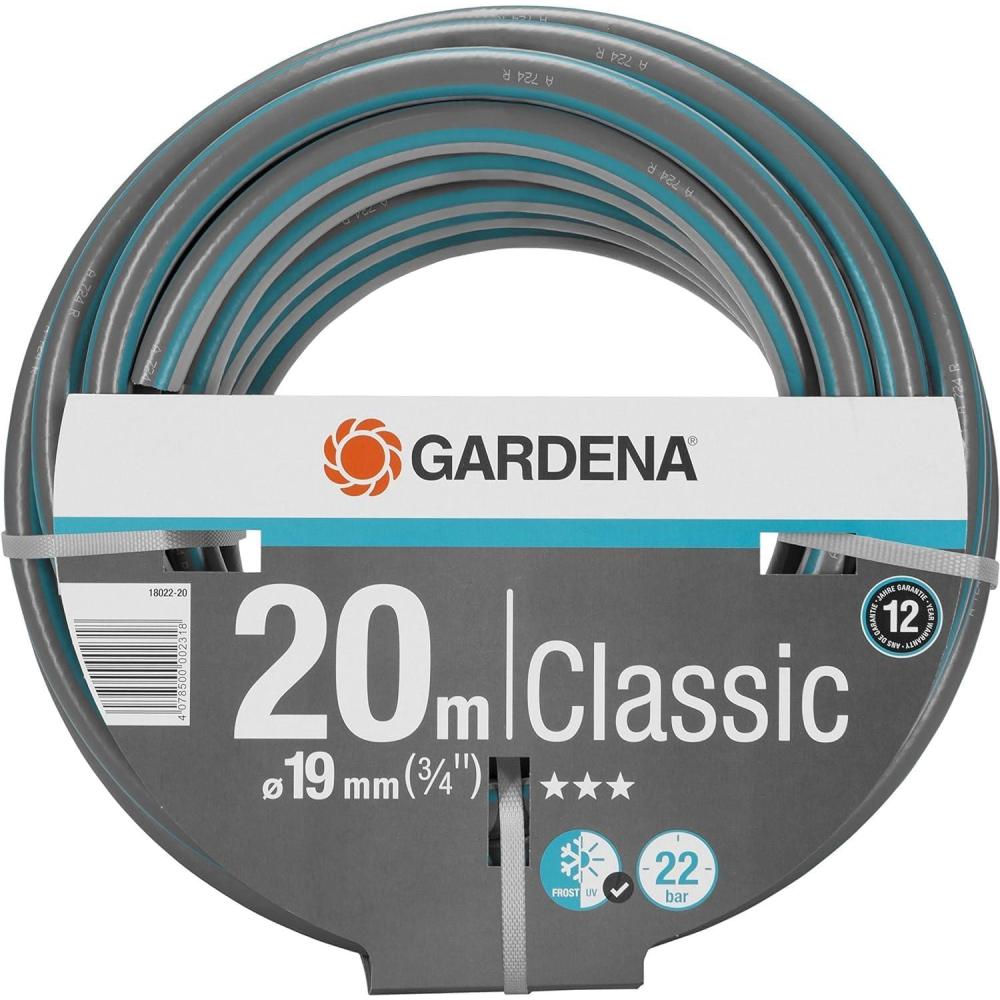 imageGardena Action de tuyau classique 13 mm 12 Pouce 18 m tuyau de jardin universel en tissu cross robuste impression de 22 bars rsistant aux UV sans pices systme 180012020 m 34
