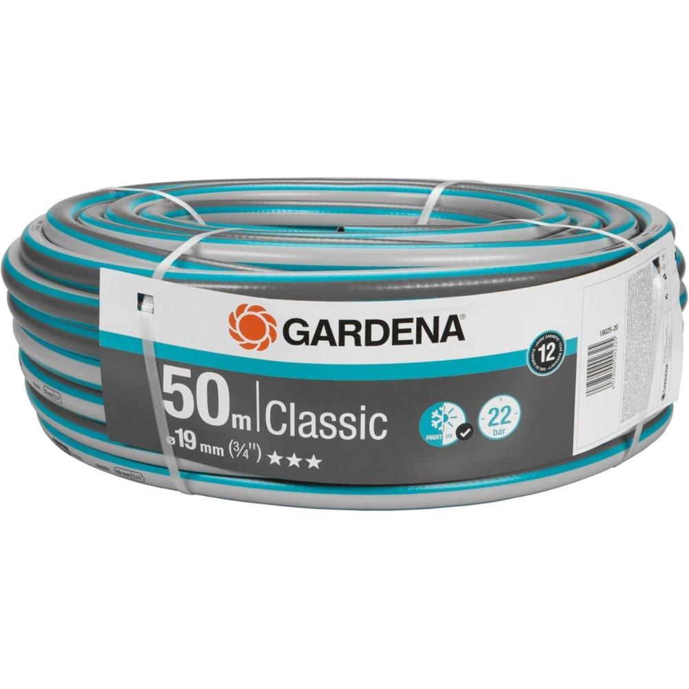 imageGardena Action de tuyau classique 13 mm 12 Pouce 18 m tuyau de jardin universel en tissu cross robuste impression de 22 bars rsistant aux UV sans pices systme 180012050 m 34