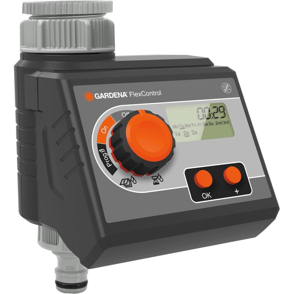 imageGardena Commande darrosage avec appli Bluetooth Arrosage automatique pour le jardin et le balcon configurable via lappli cycles darrosage en 3 programmes horaires porte de 10 m 0188920FlexControl Ordinateur dirrigation