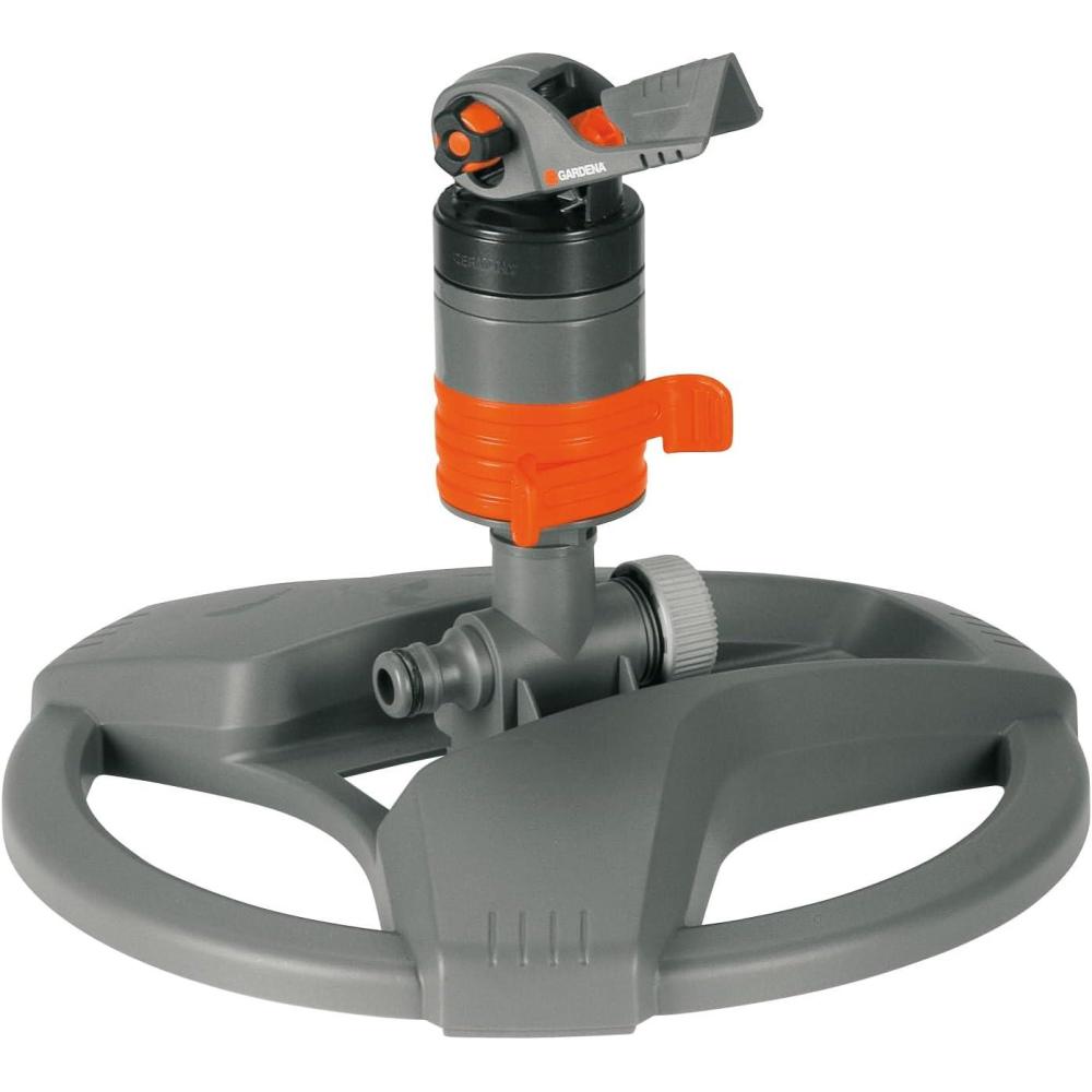 imageTurbine darrosage sur pic Comfort de Gardena arroseurs de pelouse pour grandes surfaces jusqu 450 m rglage en continu de la porte filtre antisalets intgr 814420Traneau