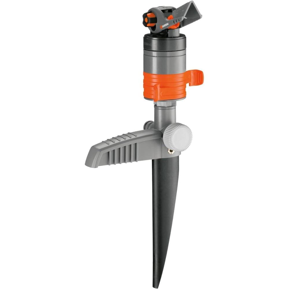 imageTurbine darrosage sur pic Comfort de Gardena  arroseurs de pelouse pour grandes surfaces jusqu 450 m rglage en continu de la porte filtre antisalets intgr 814420Spike