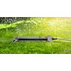 Arroseur pour surfaces carrées AquaZoom Gardena S : Arroseur pour l’arrosage de surfaces de 9-150 m², portée 3-15 m, distance de jet 3-10 m, filtre métallique intégré (18710-20)(28 m² – max. 350 m²)