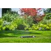 Arroseur pour surfaces carrées AquaZoom Gardena S : Arroseur pour l’arrosage de surfaces de 9-150 m², portée 3-15 m, distance de jet 3-10 m, filtre métallique intégré (18710-20)(9 m² – max. 250 m²)