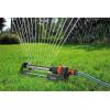 Arroseur pour surfaces carrées Gardena Aqua S : Arroseur pour l’arrosage de surfaces de 90-220 m², portée 7-17 m, distance de jet max. 13 m, filtre métallique intégré (18700-20)(M)