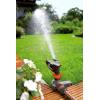 Arroseur-canon sur pic Comfort de Gardena : arroseur de grande surface pour l&rsquo;arrosage de surfaces de 75 à 490 m², réglage en continu de la portée jusqu&rsquo;à 12,5 m (8141-20)(Gris)