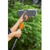 Balai Lave-vitre avec raclette de Gardena : Lave-vitre Cleansystem avec raclette, Microfibre Polaire Lavable (5564-20)(Balai de lavage avec grattoir)