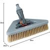 Balai Lave-vitre avec raclette de Gardena : Lave-vitre Cleansystem avec raclette, Microfibre Polaire Lavable (5564-20)(Balai de lavage souple articulé)