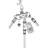 Distributeur 2 voies GARDENA : possibilité de raccorder 2 appareils au robinet, convient pour les programmateurs et minuteries d&rsquo;arrosage de GARDENA, débit d&rsquo;eau réglable et verrouillable (8193-20)(Sélecteur 4 circuits)