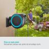 GARDENA Dévidoir automatique mural gardena rollup m/l – 25 m – bleu – 18620-20(Turquoise)