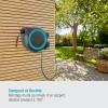 GARDENA Dévidoir automatique mural gardena rollup m/l – 25 m – bleu – 18620-20(Turquoise)