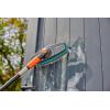 Gardena Cleansystem Brosse à Manche Souple : Brosse pour Nettoyer Les Surfaces délicates, Poils Doux, pivotante, à raccorder au Manche Cleansystem, idéale pour Les Grandes Surfaces (18810-20)(Simple)