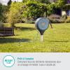 Gardena Coffre de tuyau de jardin RollUp S (turquoise) 15 m: Coffre à tuyau pivotant, guide tuyau intégré, avec tuyau de qualité Gardena de 15 m, piquet de terre et aide au montage (18604-20)(Turquoise)