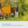 Gardena Coffre de tuyau de jardin RollUp S (turquoise) 15 m: Coffre à tuyau pivotant, guide tuyau intégré, avec tuyau de qualité Gardena de 15 m, piquet de terre et aide au montage (18604-20)(Blanc)