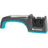 Gardena Couteau et axe cisailles: broyeur pour couteau à aiguiser et lames d&rsquo;axe, poignée ergonomique, insert en acier inoxydable (8712-20)
