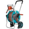 Gardena Dévidoir métallique sur roues AquaRoll M, Argent, Orange, Noir, CleverRoll M métal(CleverRoll M Easy)
