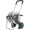 Gardena Dévidoir métallique sur roues AquaRoll M, Argent, Orange, Noir, CleverRoll M métal(CleverRoll M métal)