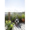 Gardena Dévidoir portable pour balcons et terrasses 10 m : dévidoir avec tuyau de 10 m, manivelle et poignée rétractables, rangement peu encombrant, pour terrasse et jardin (18400-20)(10m)
