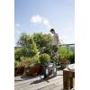 Gardena Dévidoir portable pour balcons et terrasses 10 m : dévidoir avec tuyau de 10 m, manivelle et poignée rétractables, rangement peu encombrant, pour terrasse et jardin (18400-20)(10m)