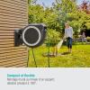 Gardena Enrouleur de Tuyau Mural Rollup L (Blanc) – Longueur 30m – Ø13mm– Garantie 5 Ans– Dévidoir pivotant à 180°– Kit Complet avec Lance, raccord, Tuyau et Support Mural Inclus (18627-20)(Blanc)