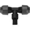 Purge automatique de Gardena : accessoire pour dérivation en T à filetage femelle 25 mm x 3/4 Pouce, pour purge automatique lors de l&rsquo;arrêt du système de gicleurs, pour la protection antigel (2760-20)(Unique)