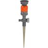 Arroseur rotatif Foxtrott Classic de Gardena : arroseur de pelouse pour un arrosage uniforme de surfaces jusqu&rsquo;à 130 m², sans flaques d&rsquo;eau, secteur d&rsquo;irrigation 360°, portée de 13 m (1953-20)(max ⌀17m)