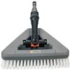 Balai de lavage dur articulé de Gardena : brosse de nettoyage articulée pour le nettoyage des coins (5562-20)(Balai de lavage dur articulé)