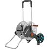 Gardena Dévidoir métallique sur roues AquaRoll M, Argent, Orange, Noir, CleverRoll M métal(CleverRoll M métal)