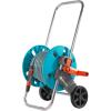 Gardena Dévidoir métallique sur roues AquaRoll M, Argent, Orange, Noir, CleverRoll M métal(CleverRoll S)