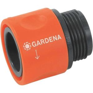 Adaptateur pour robinet d&rsquo;intérieur de GARDENA : adaptateur pratique pour le raccordement du système GARDENA à un robinet avec filetage M 22 x 1 mâle et M 24 x 1 femelle (8187-20)(3/4 pulgadas)