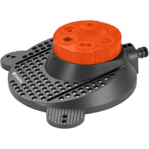 Arroseur multisurfaces Plus Boogie Classic de Gardena : arroseur de pelouse pour 6 formes de surfaces différentes (cercle, demi-cercle, carré, rectangle, ellipse, jet à points), support sûr (2073-20)(Boogie)
