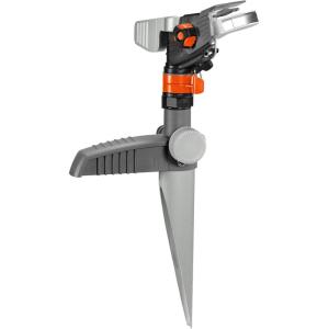 Arroseur-canon sur pic métallique Premium de Gardena : arroseur Premium pour l&rsquo;arrosage de surfaces jusqu&rsquo;à 490 m², réglage en continu de la portée jusqu&rsquo;à 12,5 m (8136-20)(Spike)