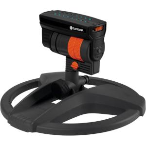 Gardena AquaZoom Compact Arroseur Carré, Noir, Turquoise, Orange, 9 m² – max. 216 m²(9 – 216 m²)