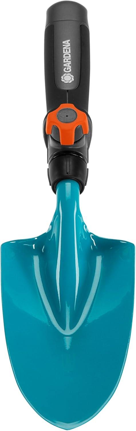 imageBalai gazon Combisystem de Gardena balai main pour ramasser les dchets de jardin largeur de travail 12 cm en acier de qualit poigne ergonomique protection contre la corrosion 891920Transplantoir