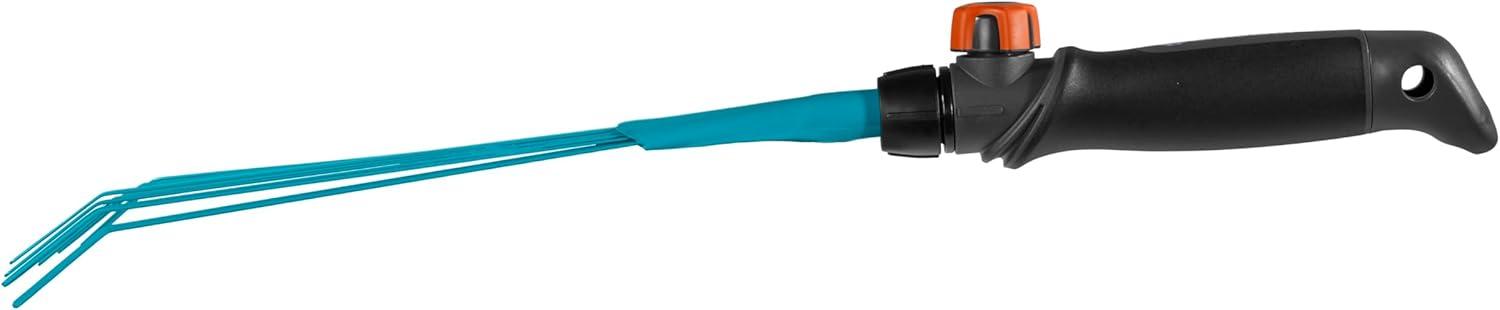 imageBalai gazon Combisystem de Gardena balai main pour ramasser les dchets de jardin largeur de travail 12 cm en acier de qualit poigne ergonomique protection contre la corrosion 891920Balai gazon