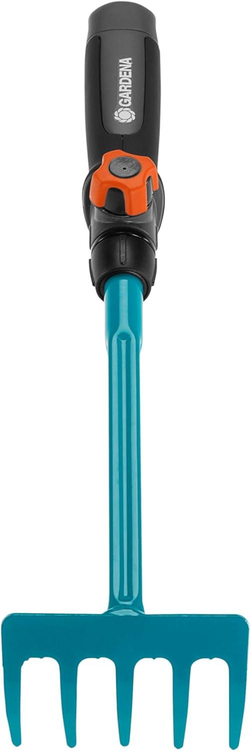 imageBalai gazon Combisystem de Gardena balai main pour ramasser les dchets de jardin largeur de travail 12 cm en acier de qualit poigne ergonomique protection contre la corrosion 891920Rteau fleurs