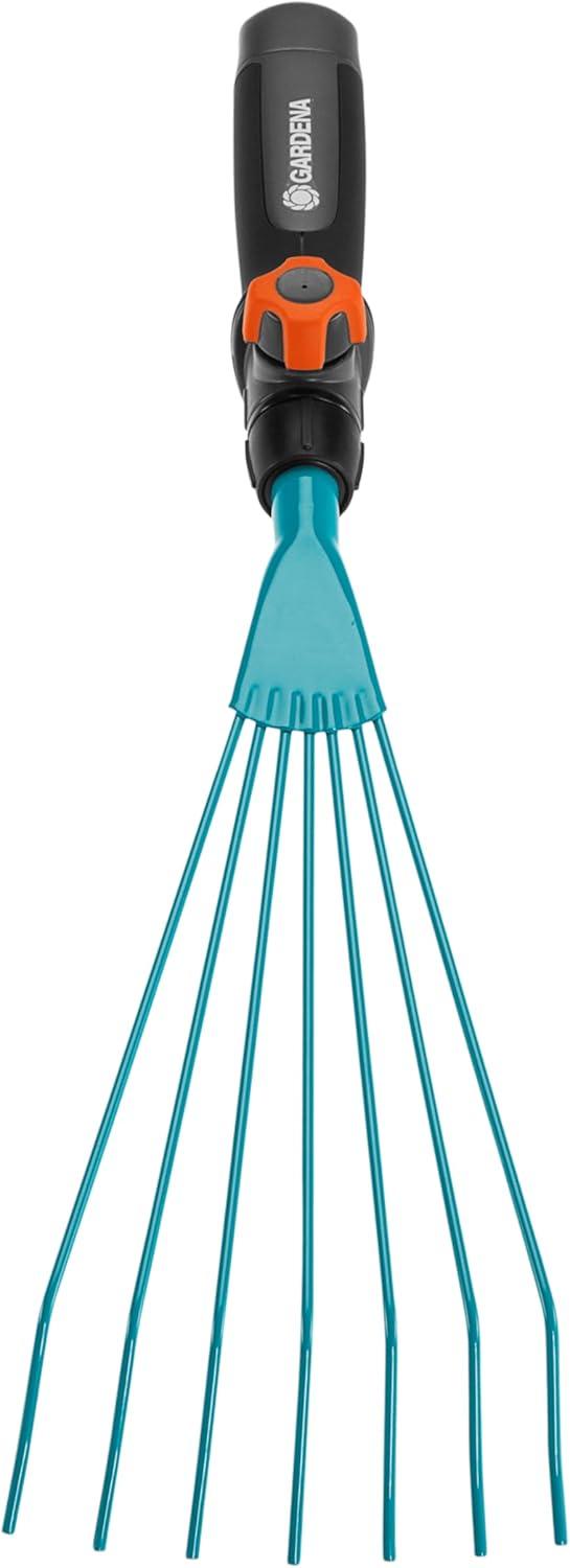 imageBalai gazon Combisystem de Gardena balai main pour ramasser les dchets de jardin largeur de travail 12 cm en acier de qualit poigne ergonomique protection contre la corrosion 891920Balai fleurs