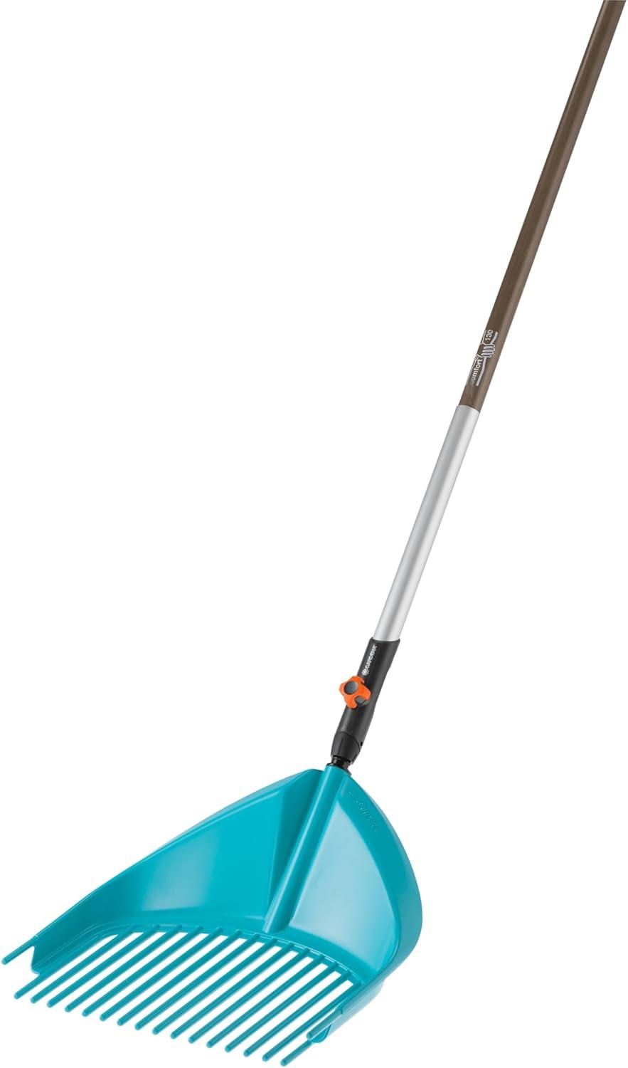 imageBalai gazonpelle combisystem Gardena pratique pour balayer et soulever les feuilles et les dchets de jardin avec dents en plastique robuste largeur de travail 365 cm 312020Simple