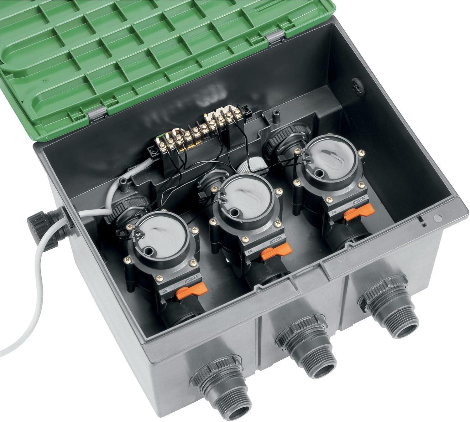 imageConnexion tanche 24 V de Gardena prise pour raccordement tanche du cble 24 V de Gardena par boutonpoussoir 128220lectrovanne 24V